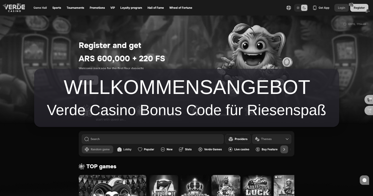 Verde Casino Bonus Code 25 Euro | Bester Test Deutschland 2026